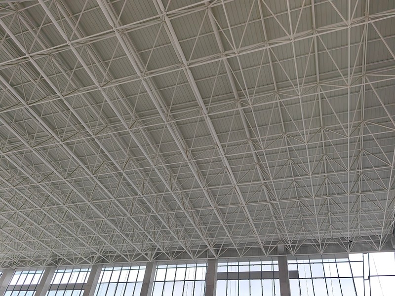 济南众彩乒羽馆网架