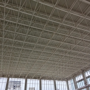 济南众彩乒羽馆网架